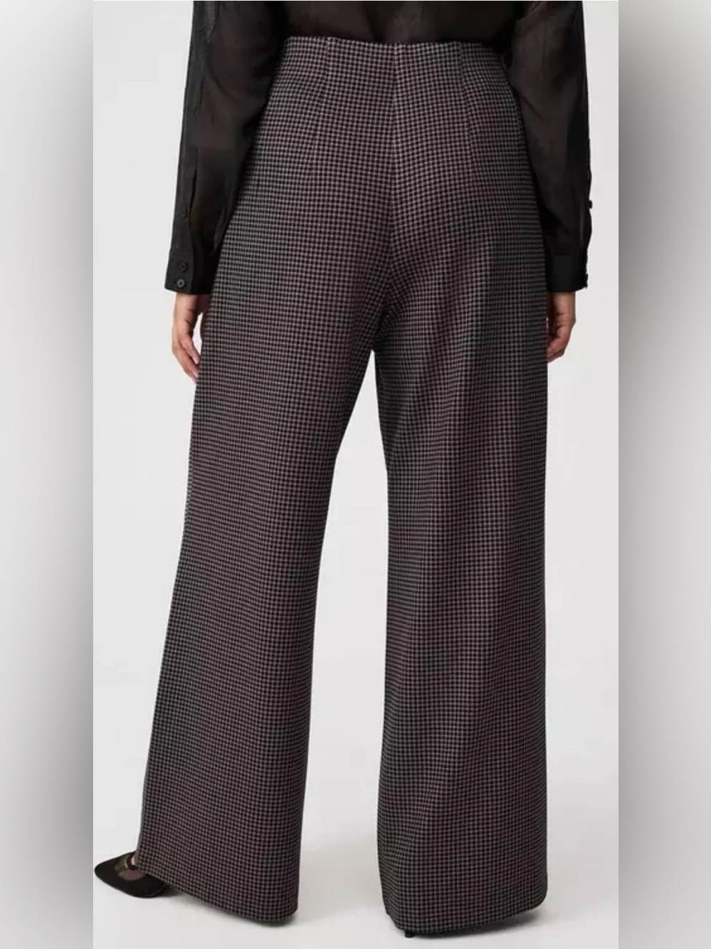 Pull-On Wide-Leg Lightweight Ponte Pant. 2X - Picture 4 of 11